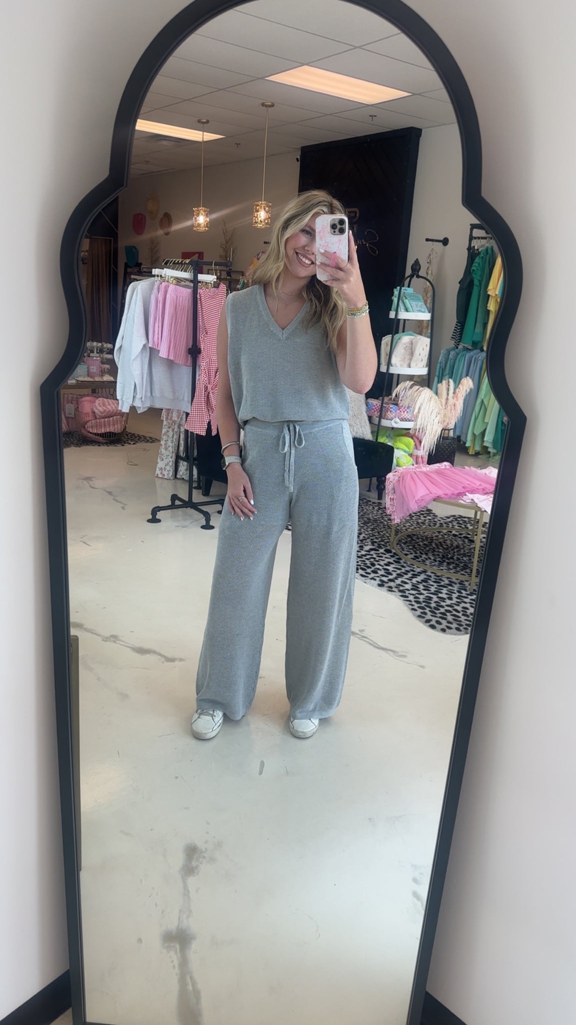Knit Lounge Pant Set
