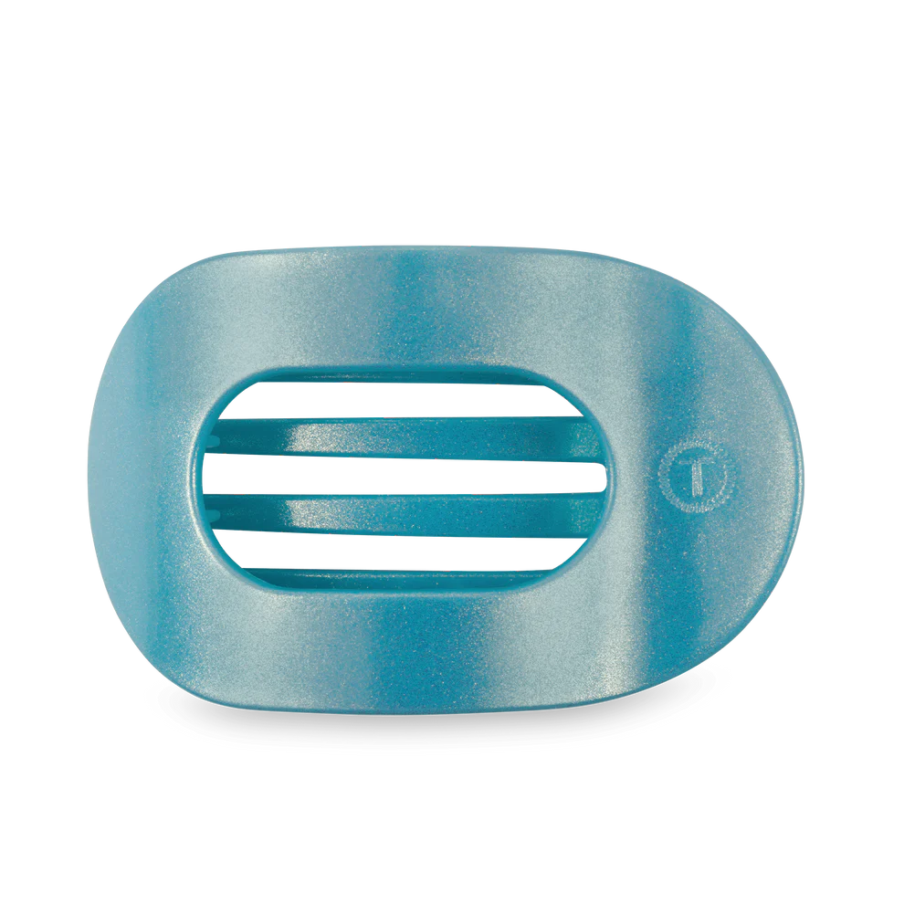 Spring Flat Round Teletie Clips
