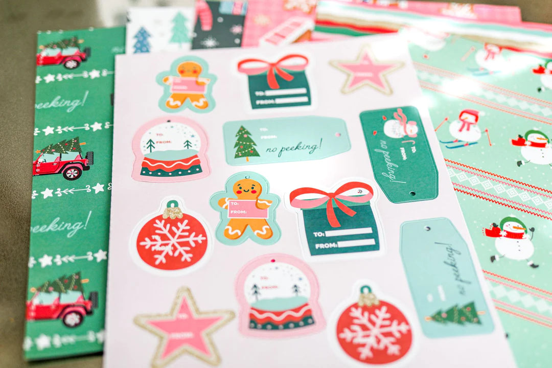 Holiday Gift Wrap + Tags