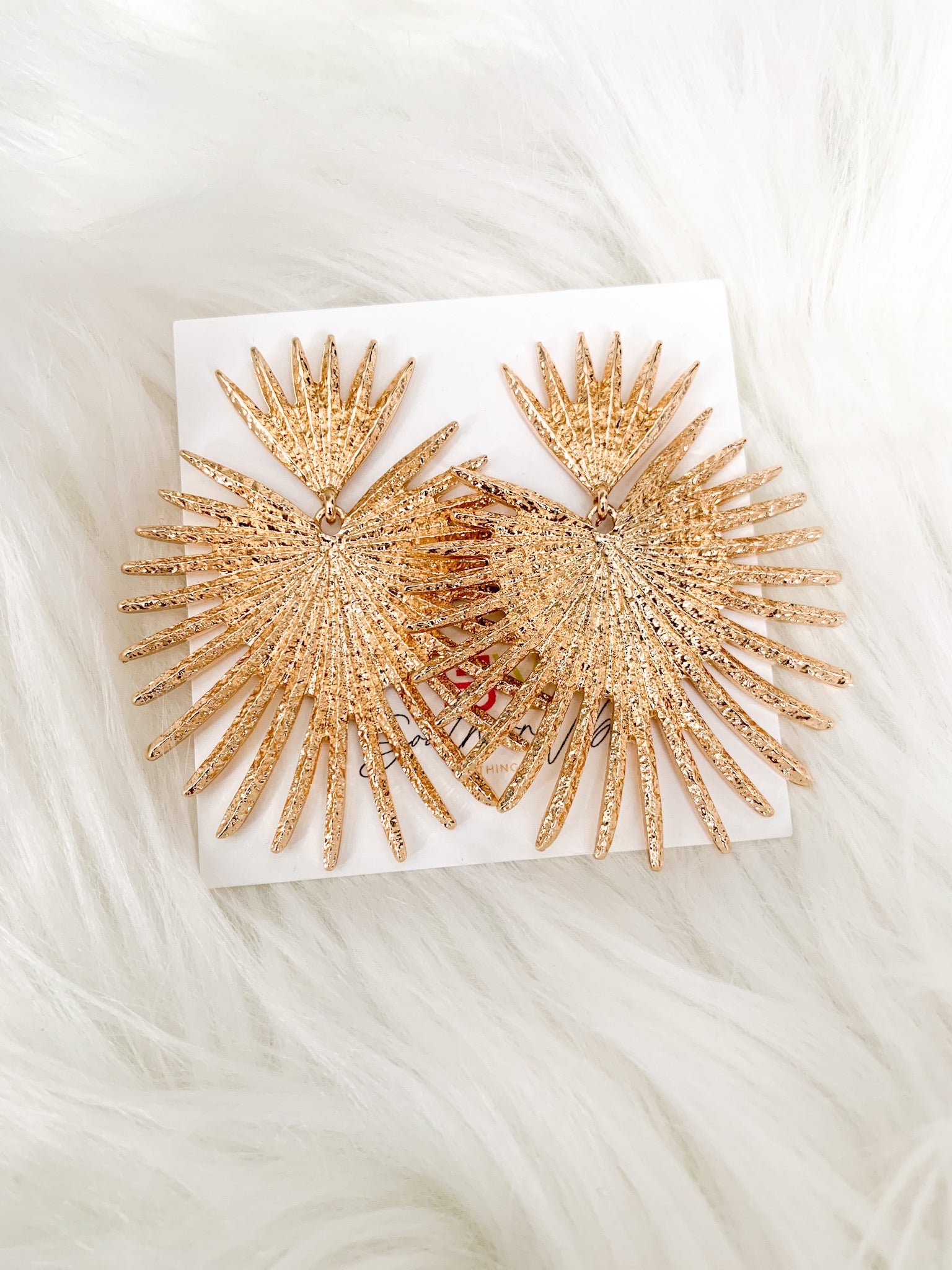 Golden Spike Earring